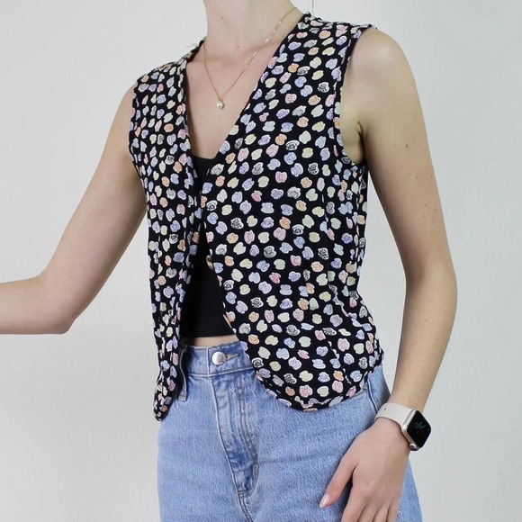 ๐ฆ Vintage Coffee Cup Button Up, Rachel Green, Coffee - Picture 3 of 4
